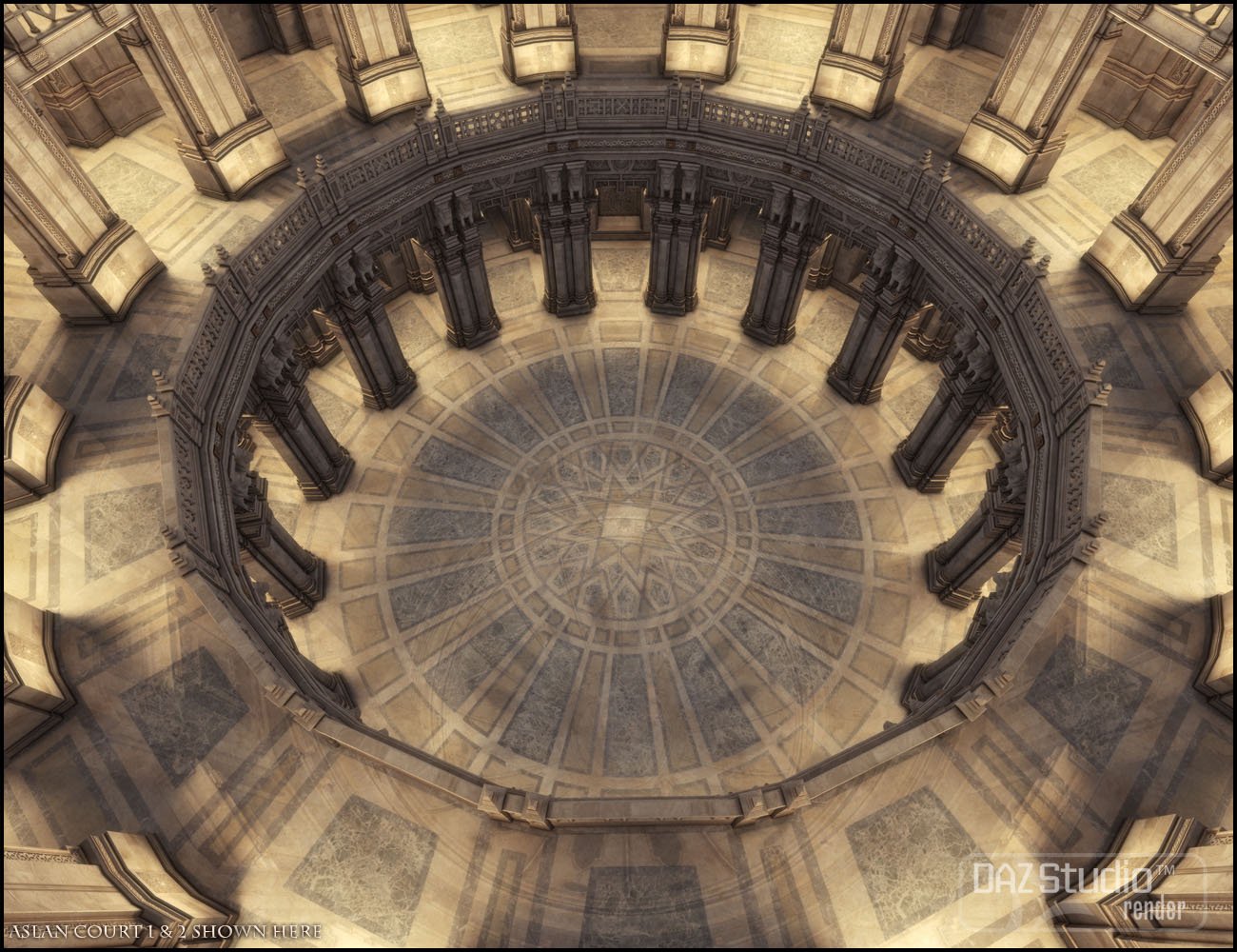 Aslan Court 2 by: Jack Tomalin, 3D Models by Daz 3D