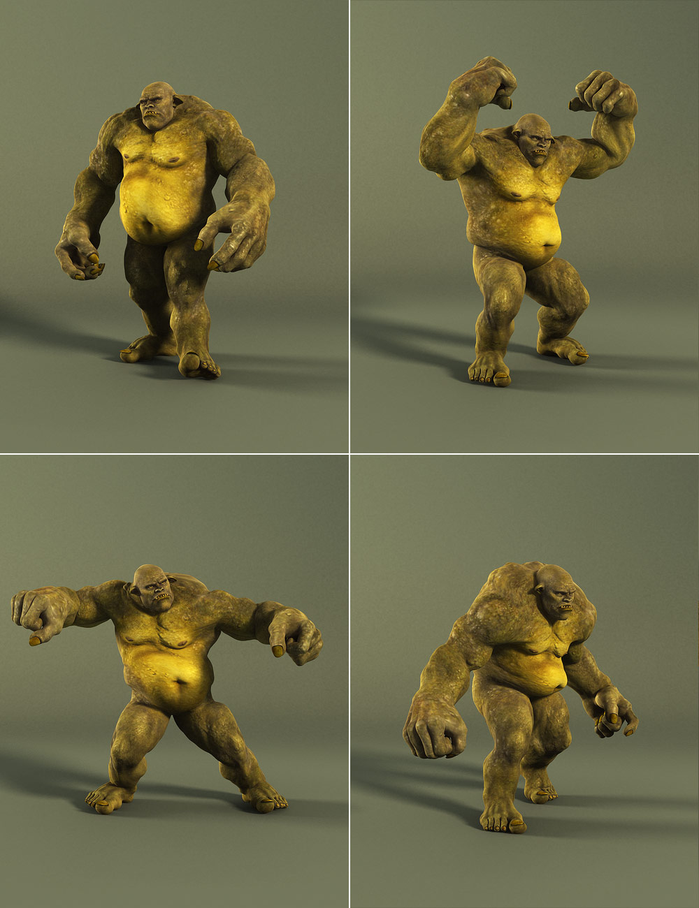 Skullcrusher Ogre Poses Skullcrusher Ogre Poses by: , 3D Models by Daz 3D