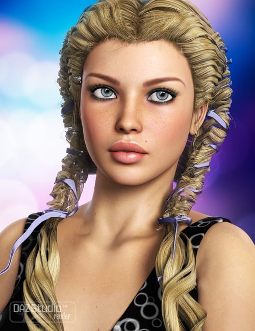 Fishtail Braids Fishtail Braids by: goldtassel, 3D Models by Daz 3D