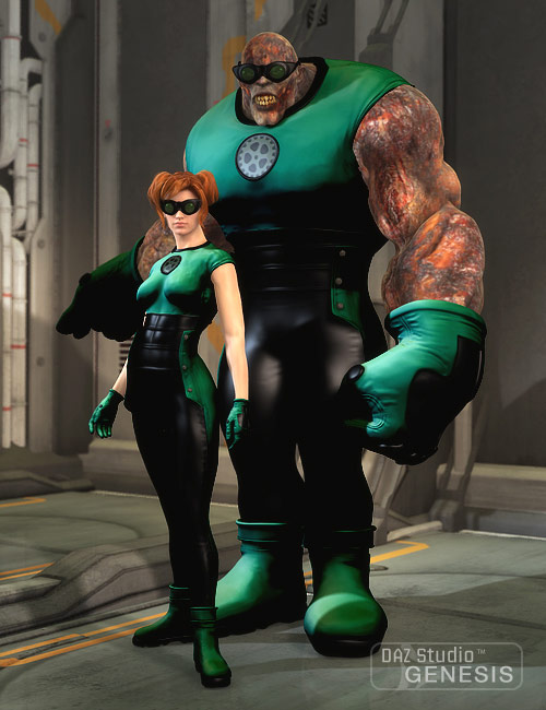 Space Age Behemoth Outfit Space Age Behemoth Outfit by: Oskarsson, 3D Models by Daz 3D