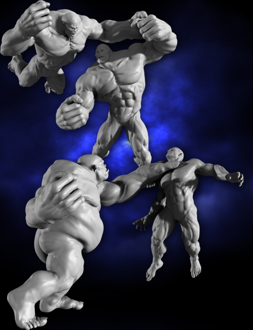 The Big Beast Battles by: RawArt, 3D Models by Daz 3D