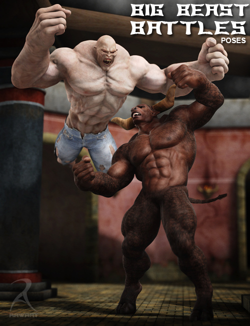 The Big Beast Battles by: RawArt, 3D Models by Daz 3D