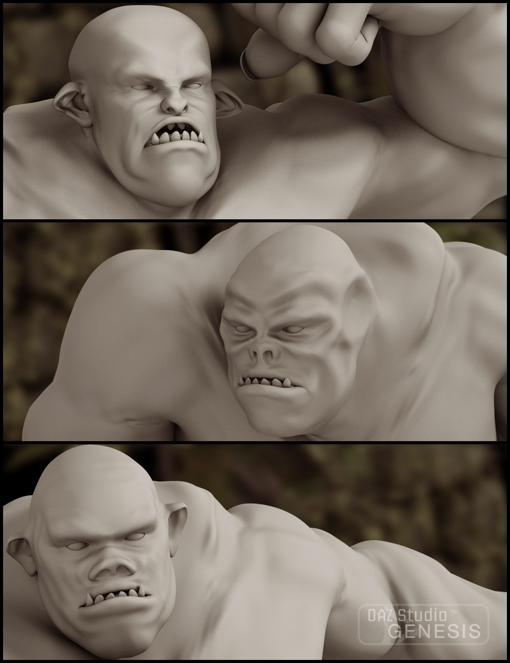 Wicked Skullcrusher Ogre Morphs by: , 3D Models by Daz 3D