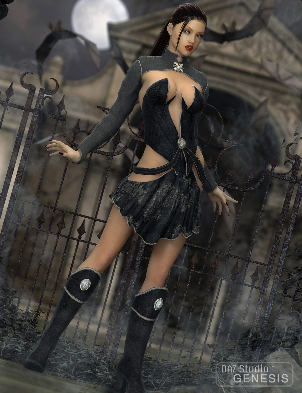 Elf Witch by: SarsaVal3dart, 3D Models by Daz 3D