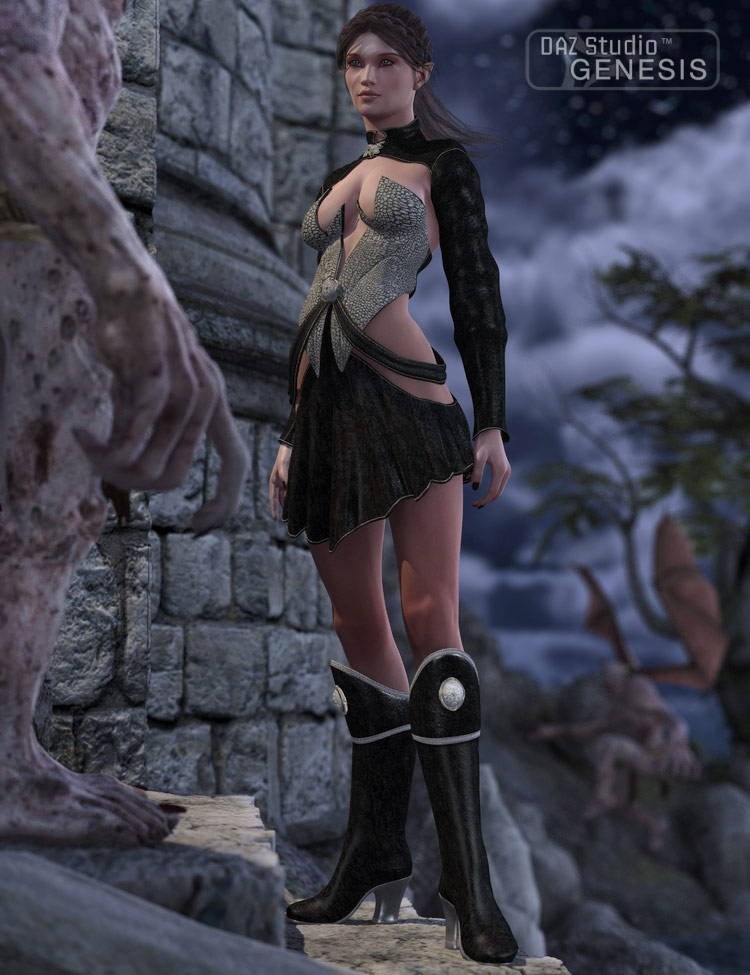 Elf Witch Textures by: Sarsa, 3D Models by Daz 3D