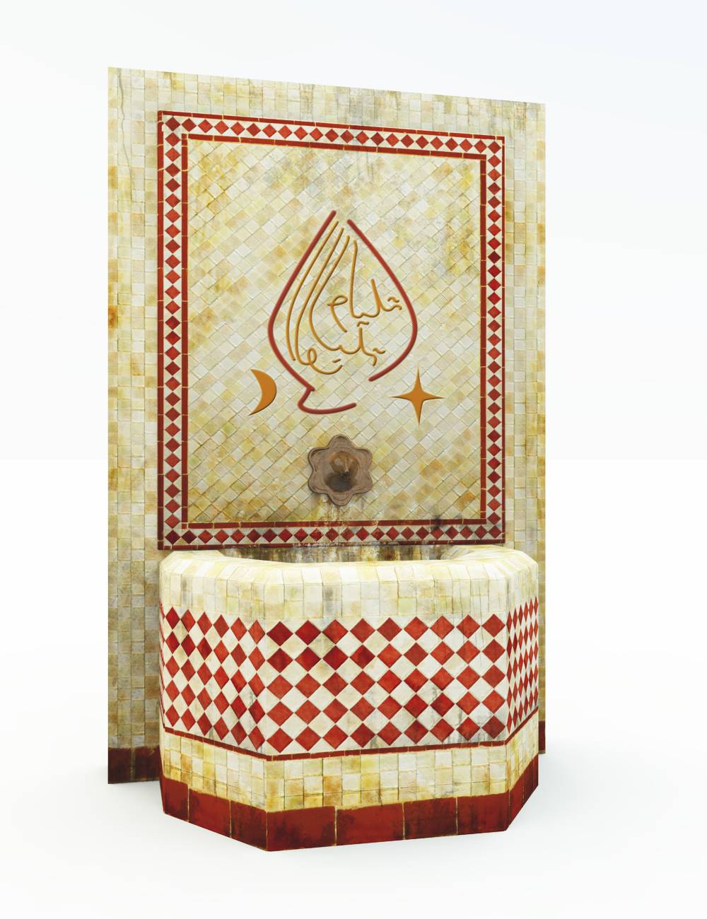 Arabic Fountain 1 by: Cornucopia3D, 3D Models by Daz 3D
