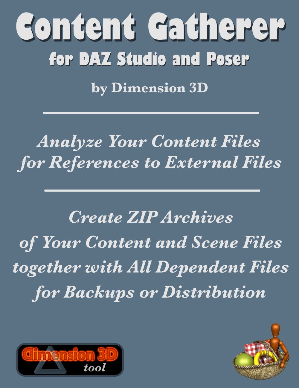 Content Gatherer by: Dimension3D, 3D Models by Daz 3D