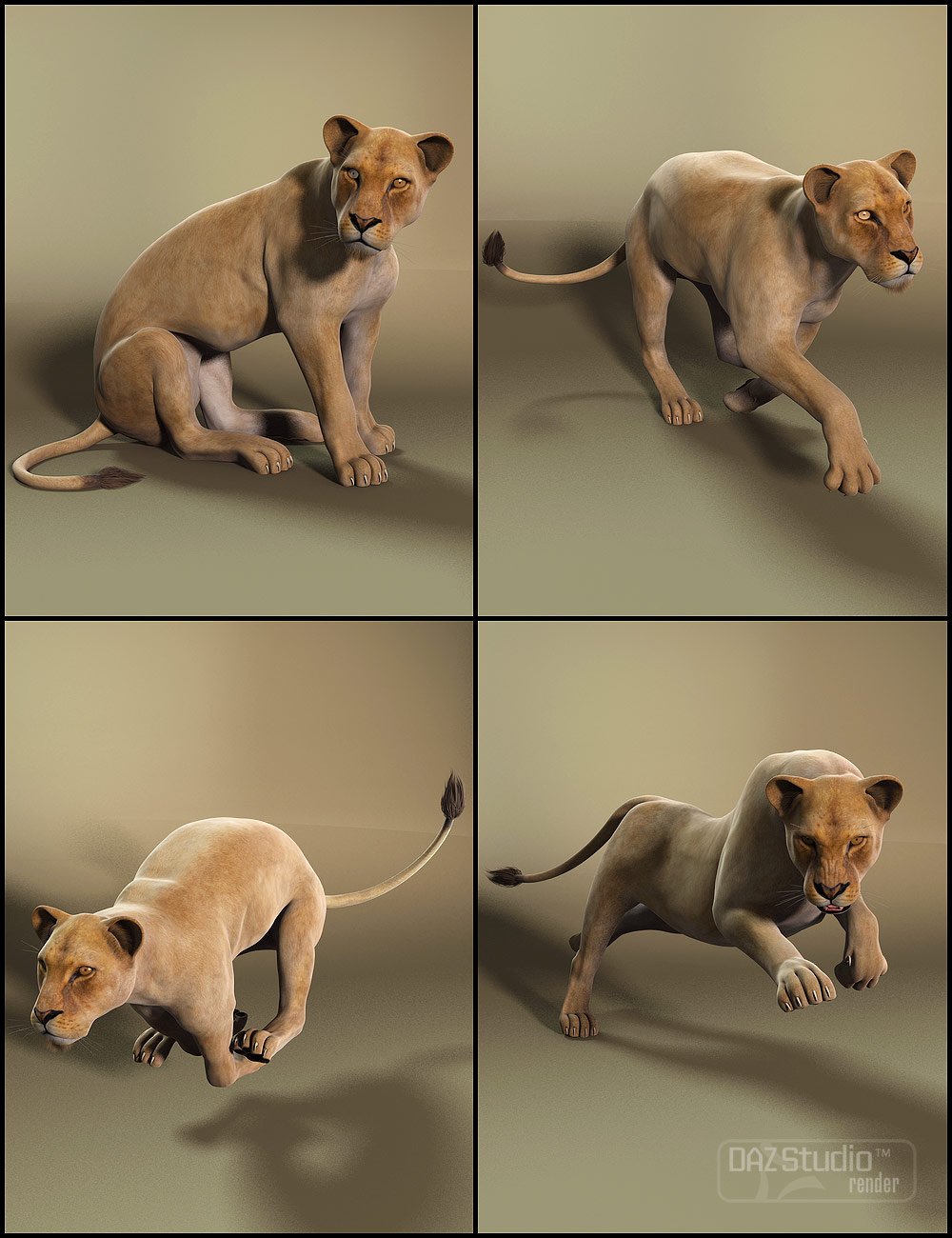 Daz Big Cat 2 by: , 3D Models by Daz 3D