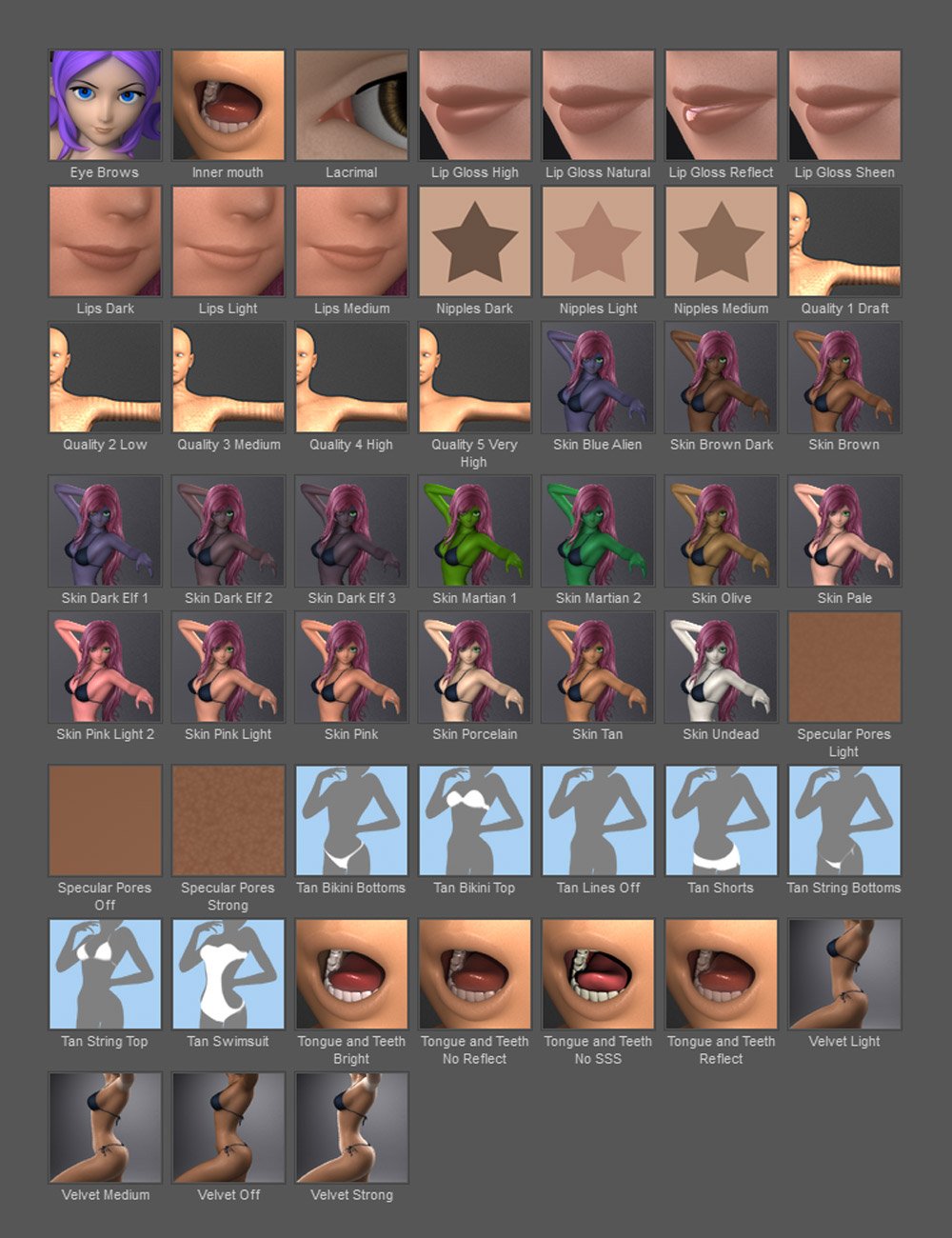 Subsurface Toon Shaders Subsurface Toon Shaders by: Age of Armour, 3D Models by Daz 3D