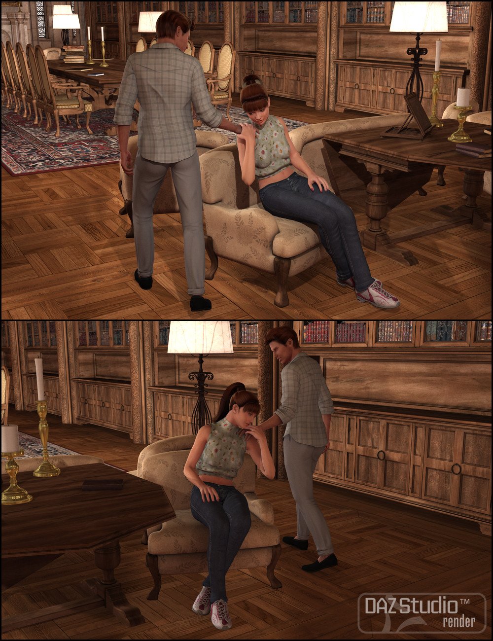 Novel Romance Poses for Genesis Novel Romance Poses for Genesis by: FeralFey, 3D Models by Daz 3D