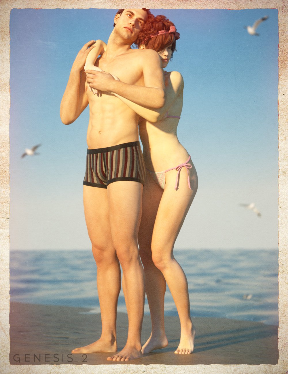 Affection Poses by: JGreenlees, 3D Models by Daz 3D