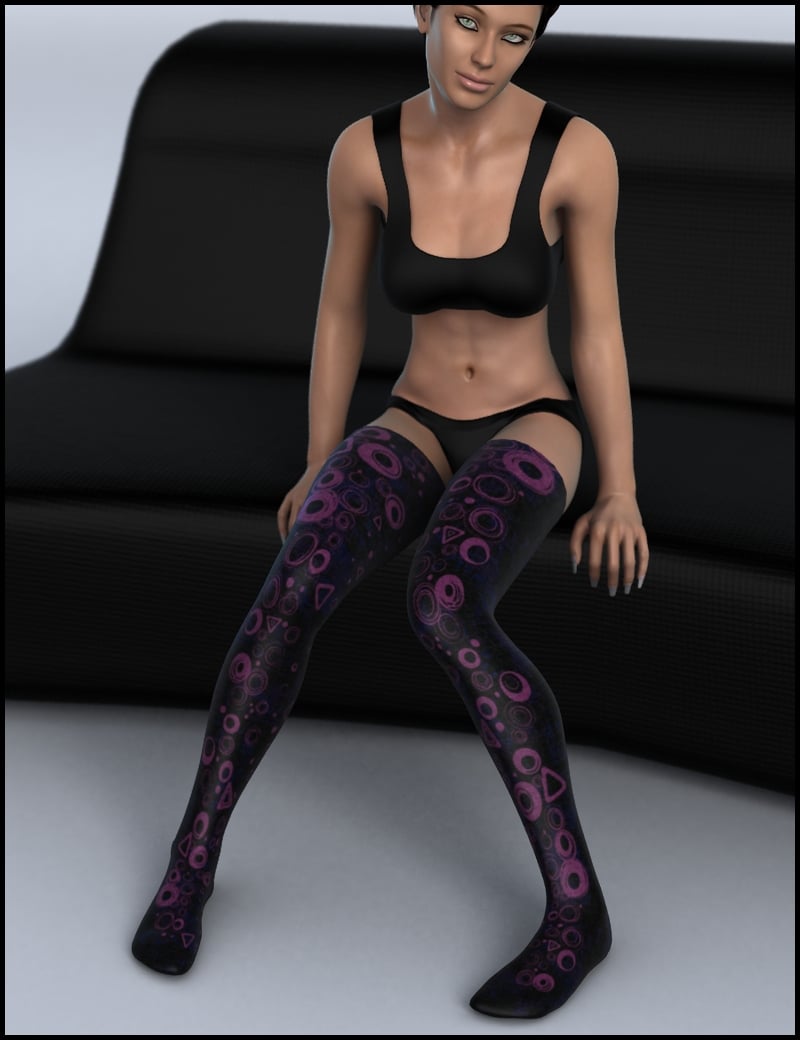 Wicked Stockings TexPack 2 by: Xena, 3D Models by Daz 3D