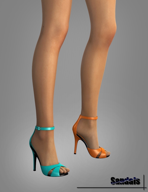 Sandals by: dx30, 3D Models by Daz 3D