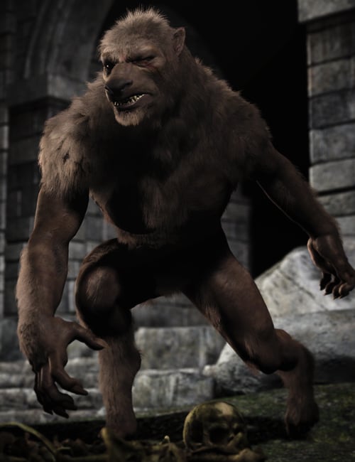 Lycaon the Werewolf Lycaon the Werewolf by: RawArt, 3D Models by Daz 3D