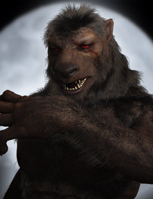 Lycaon the Werewolf by: RawArt, 3D Models by Daz 3D