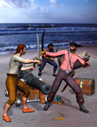 Swashbuckler Pirate Poses by: Don Albert, 3D Models by Daz 3D