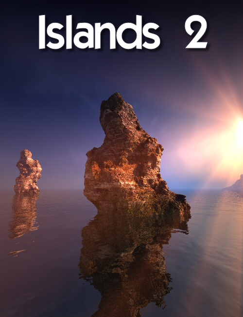 Bryce 7.1 Pro - Islands 2 including Skydomes by: David BrinnenHoro, 3D Models by Daz 3D