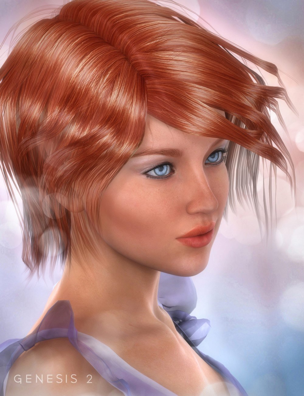 Nordic Hair by: SWAM, 3D Models by Daz 3D