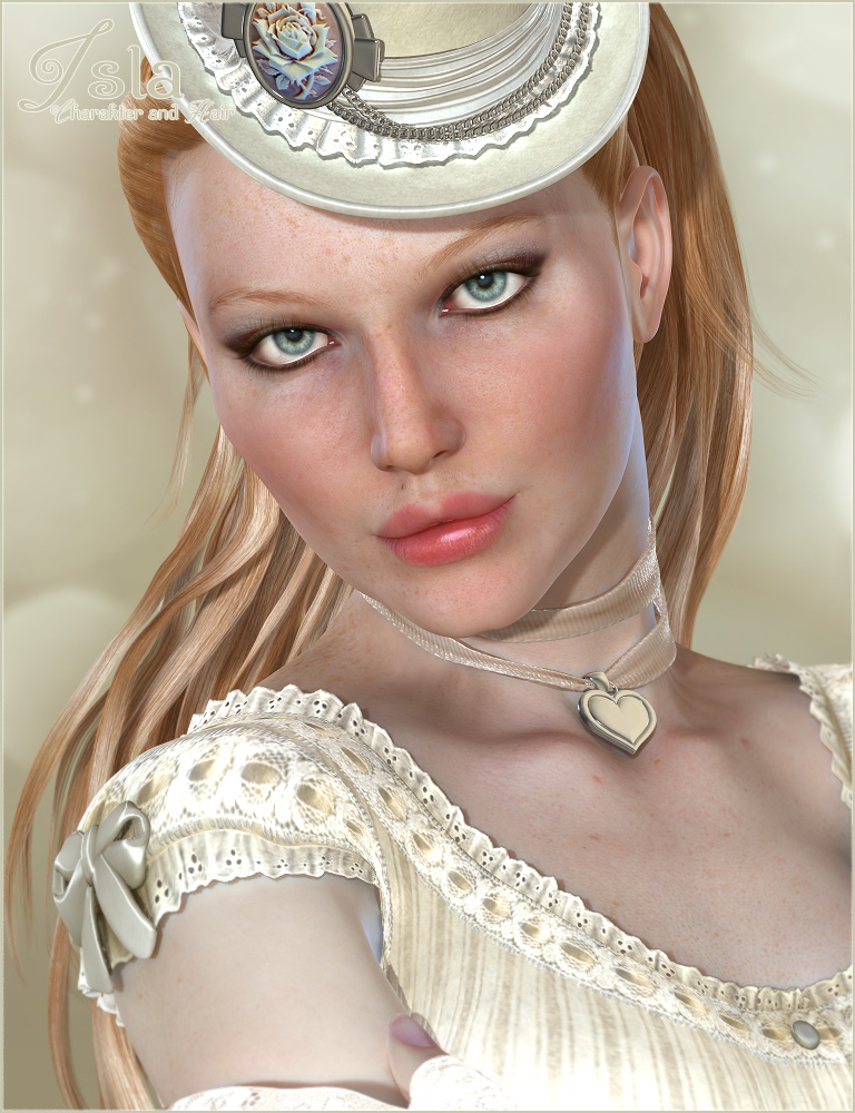 Isla - Character and Hair by: Valea, 3D Models by Daz 3D