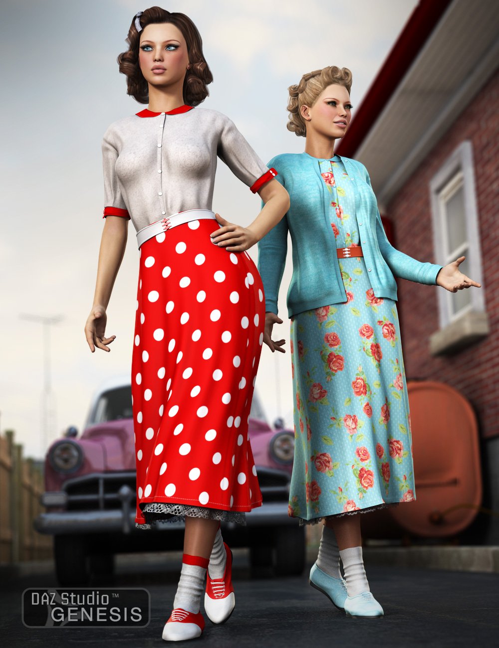 Lucy for Everyday 1950 by: Diane, 3D Models by Daz 3D