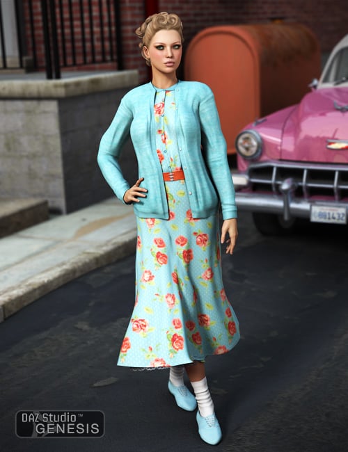 Lucy for Everyday 1950 by: Diane, 3D Models by Daz 3D