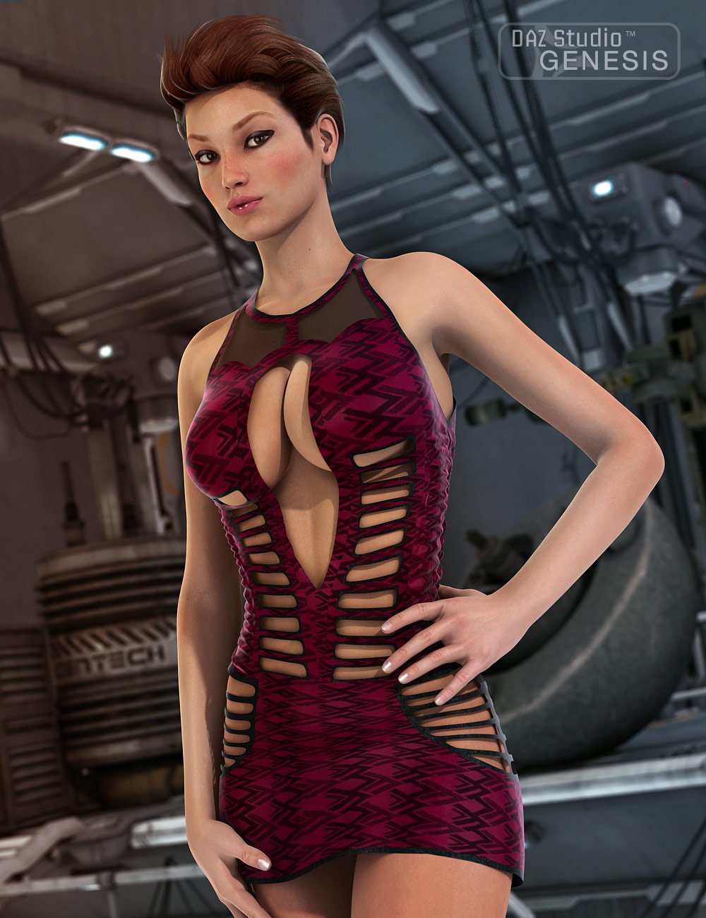 Nitro Dress Textures Nitro Dress Textures by: Sarsa, 3D Models by Daz 3D
