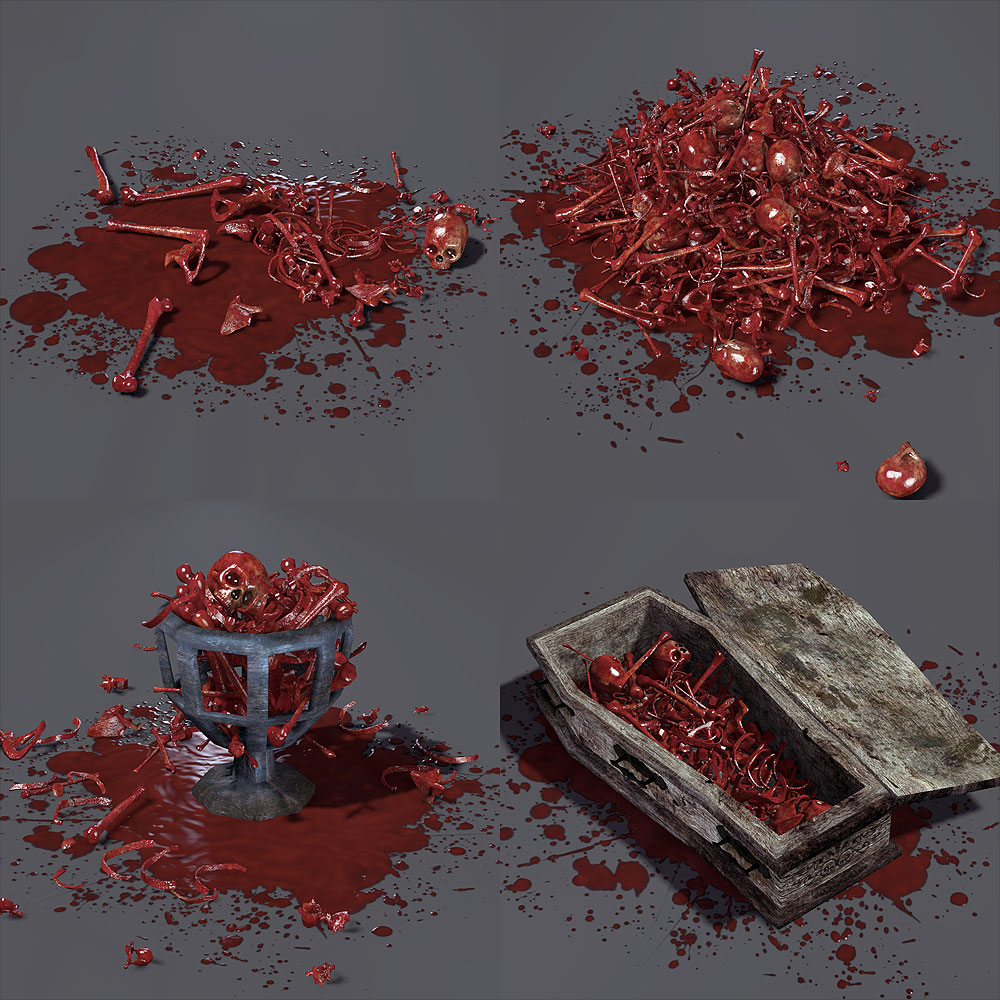 Them Bloody Bones by: Orestes Graphics, 3D Models by Daz 3D