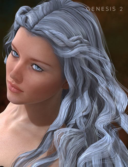 Udane Hair Udane Hair by: AprilYSH, 3D Models by Daz 3D