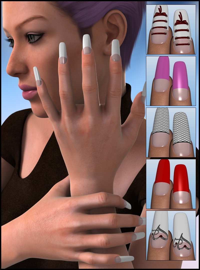 Wicked Fingernails For Genesis 2 Female Daz 3d 