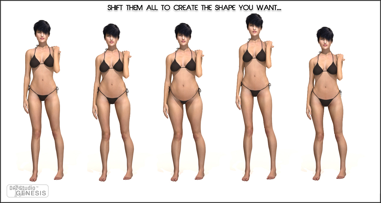 Shape Shift for Genesis by: Zev0, 3D Models by Daz 3D