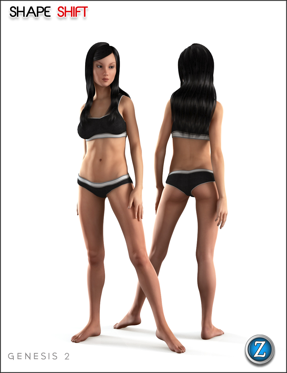Shape Shift for Genesis 2 Female and V6 by: Zev0, 3D Models by Daz 3D