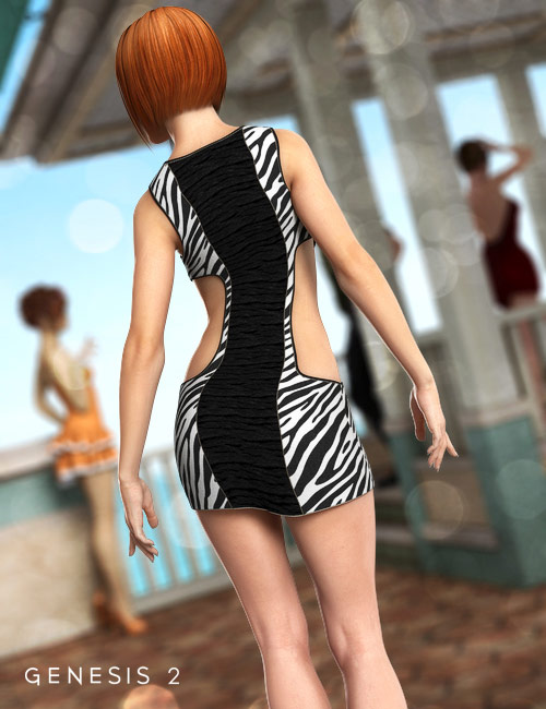 Club 58 Dress by: SarsaXena, 3D Models by Daz 3D