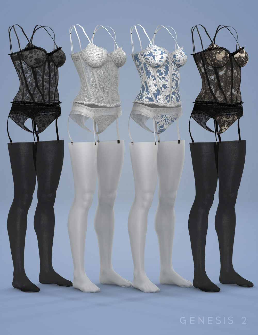 Sexy Time Lingerie Textures by: Sarsa, 3D Models by Daz 3D