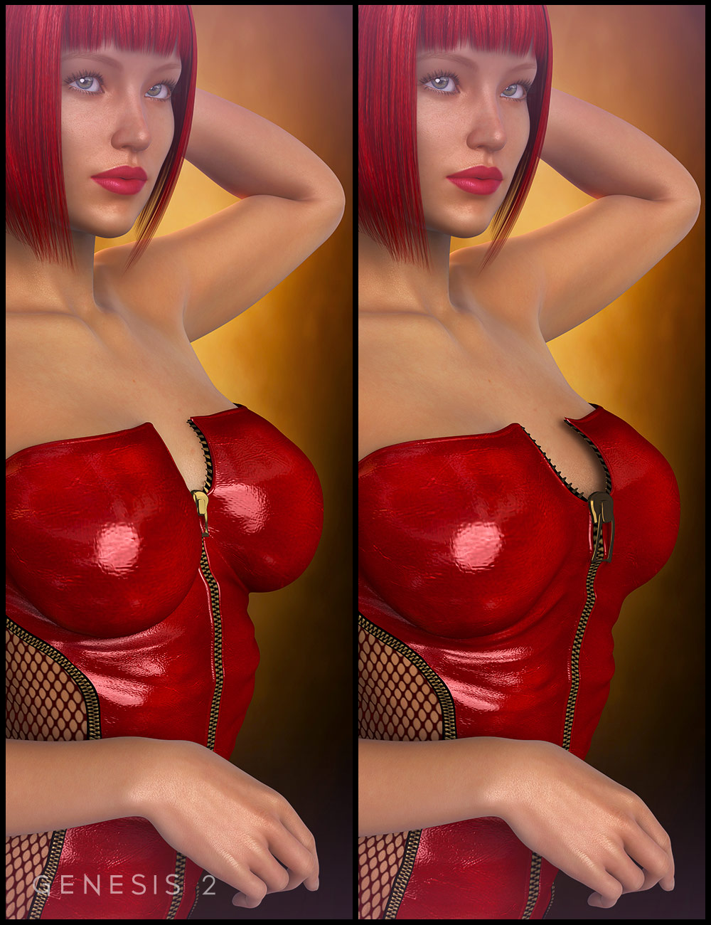 Clothing Breast Fixes For Genesis 2 Female by: Sickleyield, 3D Models by Daz 3D