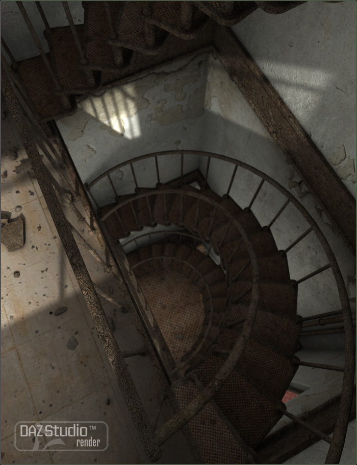 Quickening Decay for Parkside Head Interior by: ForbiddenWhispers, 3D Models by Daz 3D