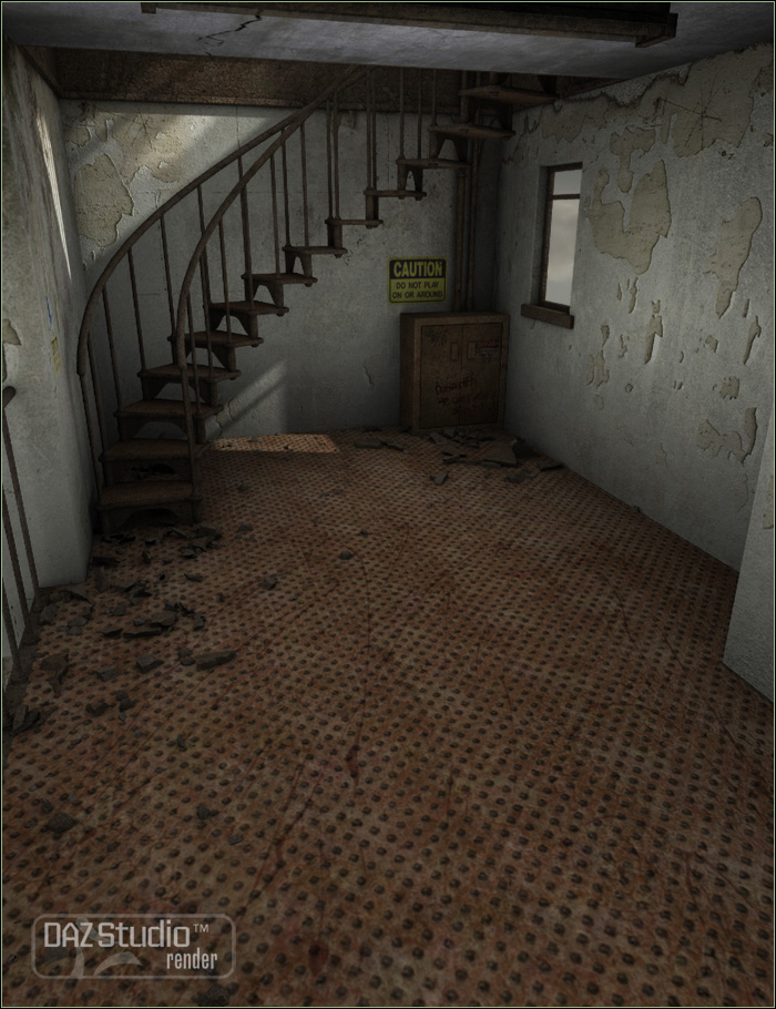 Quickening Decay for Parkside Head Interior by: ForbiddenWhispers, 3D Models by Daz 3D
