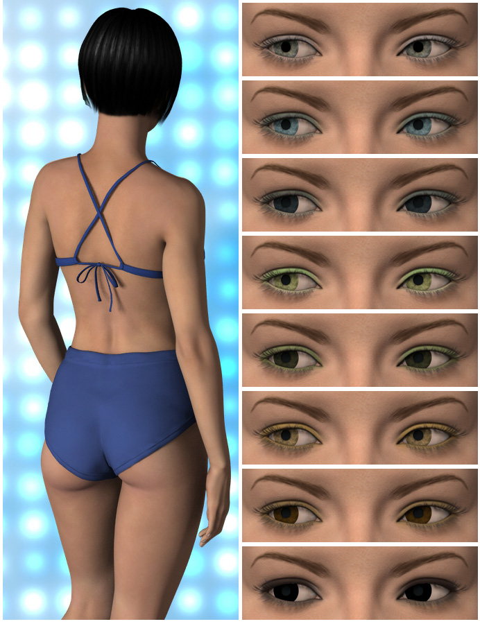 Victoria 6 Skin Tones by: Oskarsson, 3D Models by Daz 3D