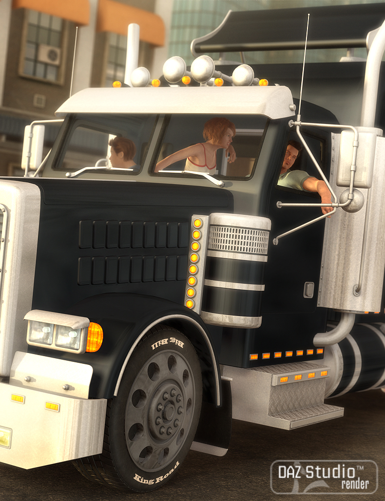 Big Bill Truck by: petipet, 3D Models by Daz 3D