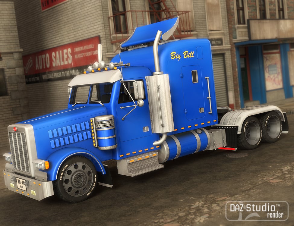 Big Bill Truck Big Bill Truck by: petipet, 3D Models by Daz 3D