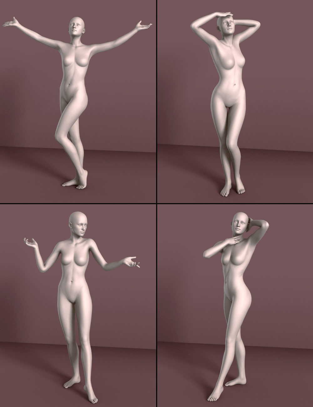 Casual Sexy Poses for Genesis 2 Female(s) by: Elliandra, 3D Models by Daz 3D