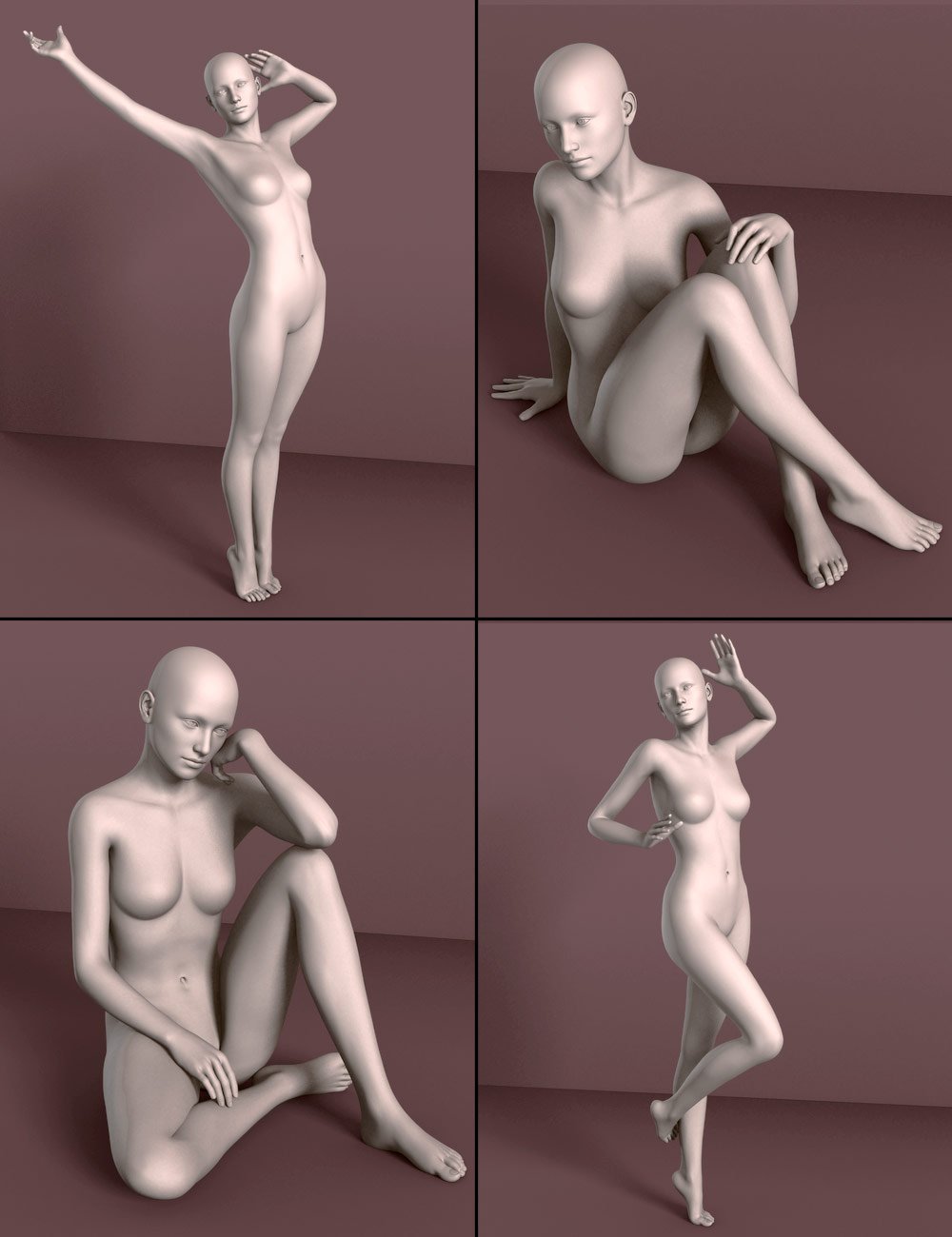 Casual Sexy Poses for Genesis 2 Female(s)
