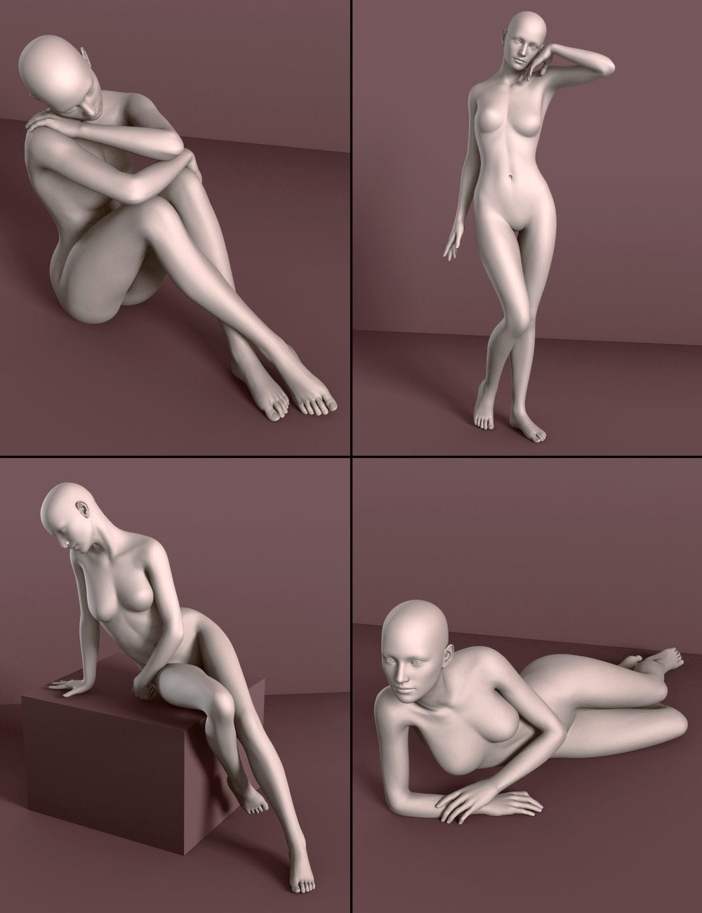 Casual Sexy Poses for Genesis 2 Female(s) by: Elliandra, 3D Models by Daz 3D