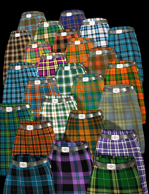 Scottish Kilts - Prince Charlie Outfit Textures by: Meshitup, 3D Models by Daz 3D