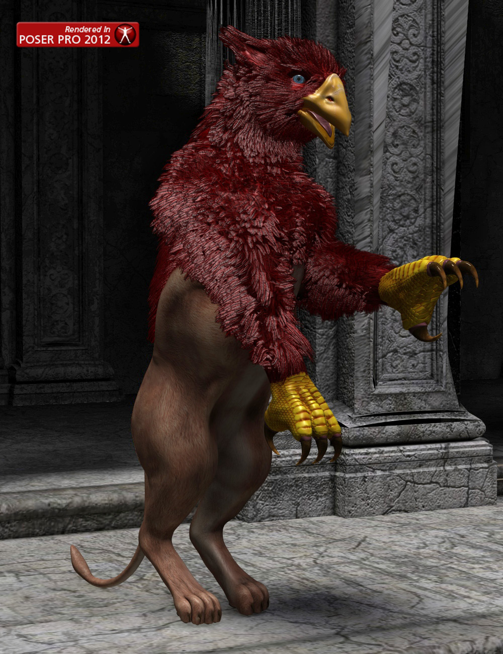 Griffin for DAZ Big Cat 2 Griffin for DAZ Big Cat 2 by: midnight_stories, 3D Models by Daz 3D