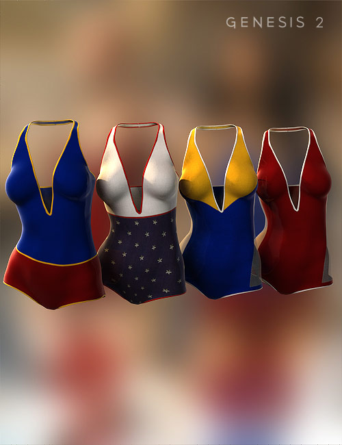 Hot Cabana Wear Textures by: Sarsa, 3D Models by Daz 3D