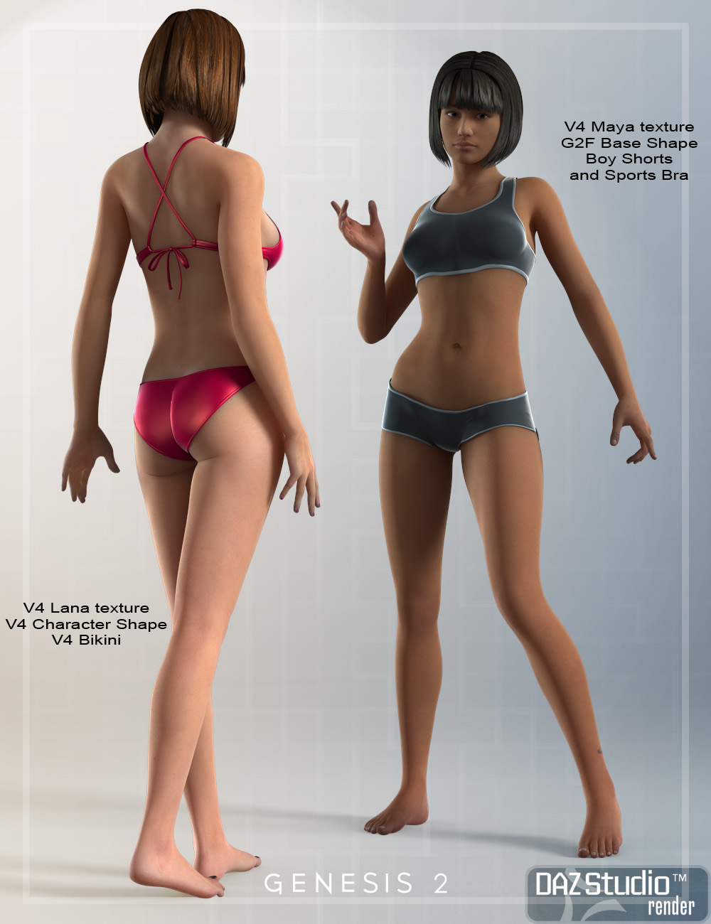 Victoria 4 for Genesis 2 Female by: MallenLane, 3D Models by Daz 3D