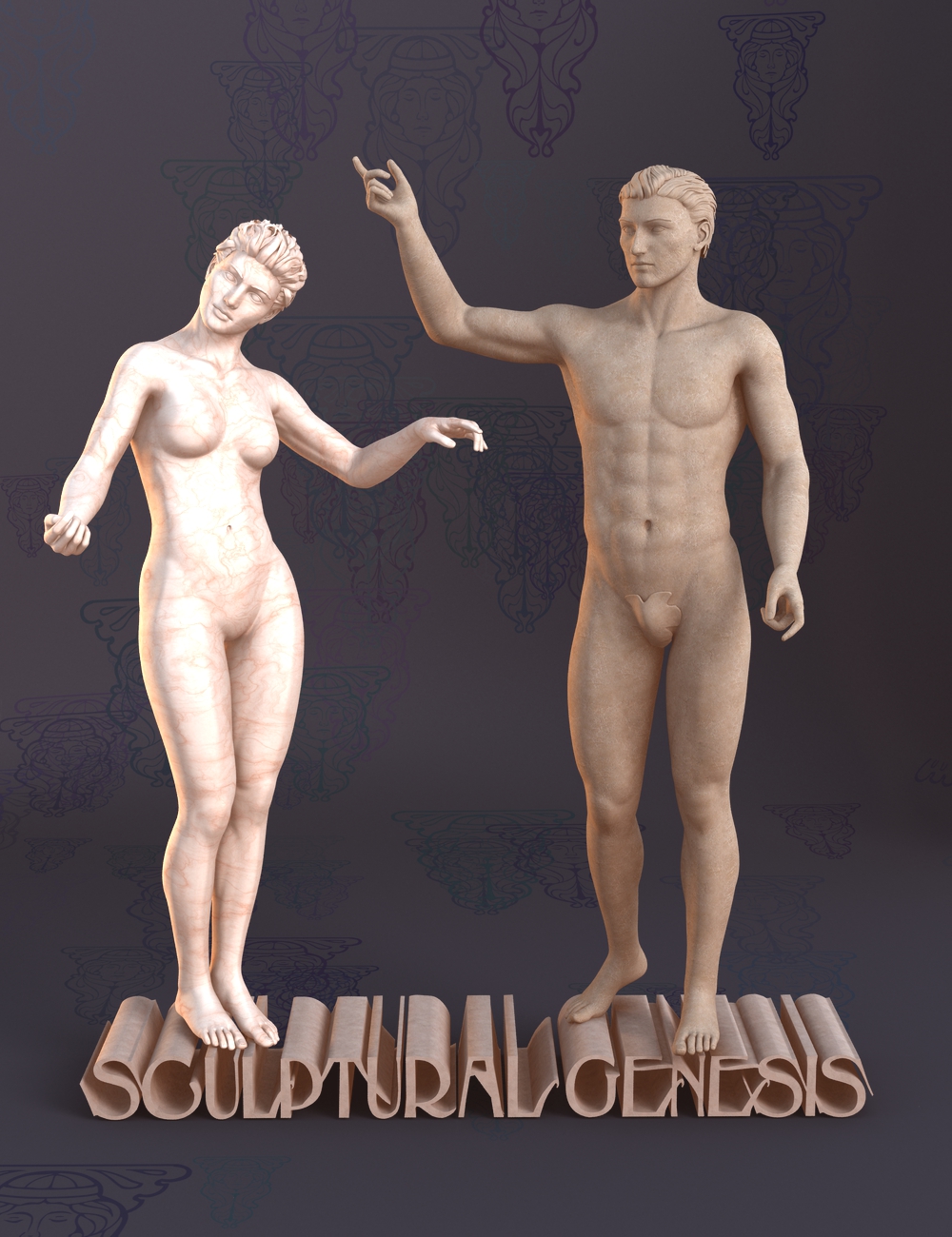 Sculptural Genesis Ultra Fun Kit by: Canary3d, 3D Models by Daz 3D