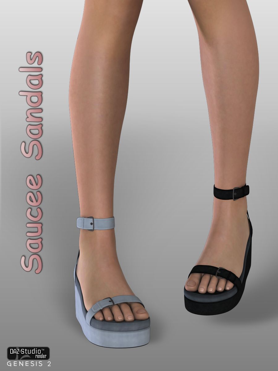 Saucee Sandals | Daz 3D