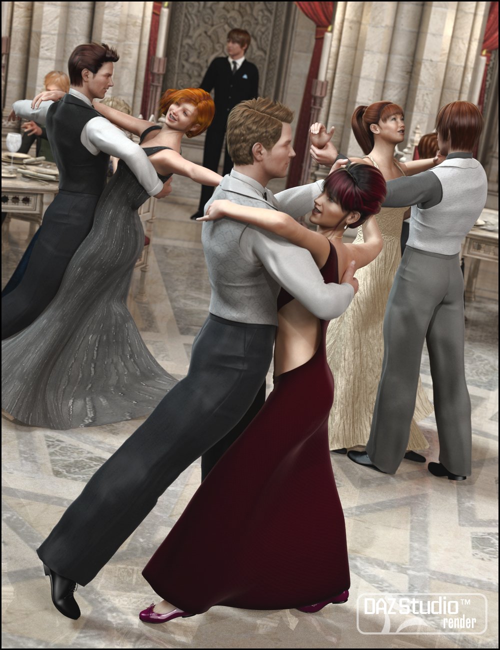 The Dance for Aslan Court by: JGreenlees, 3D Models by Daz 3D
