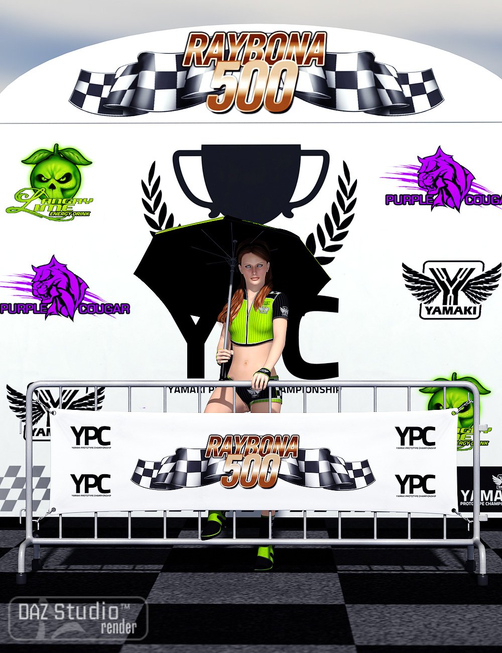 Yamaki Victory Lane Yamaki Victory Lane by: Ravnheart, 3D Models by Daz 3D